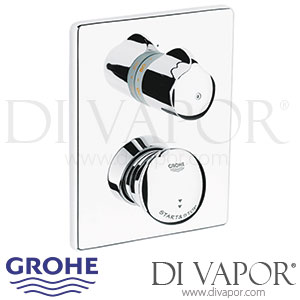 Grohe Eurodisc SE Self-Closing Shower Thermostat (1/2 Inch) - 2001 to 2008 - Spare Parts 36247000 GEN1